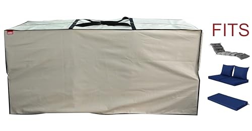 Outdoor Rectangular Cushion/Cover Storage Bag, Protective Zippered Storage