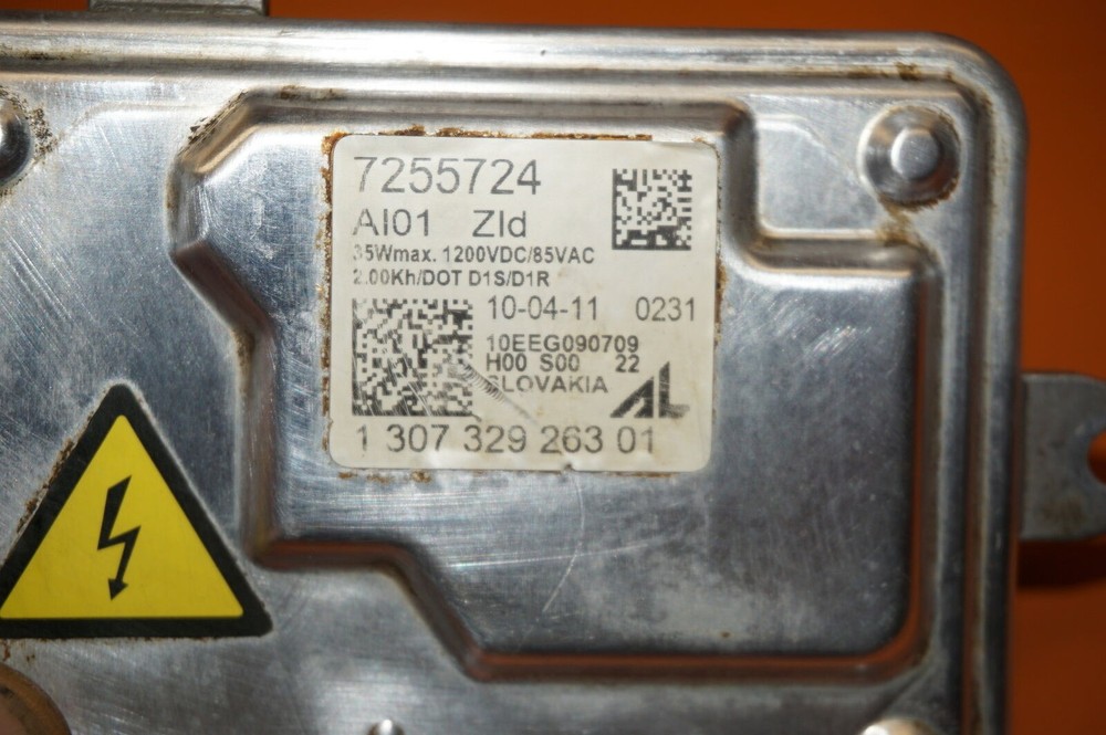 BMW 650 CONTROL MODULE HEADLIGHT LED UNIT BULB LEFT 2011 2012 2013 2014 7304597