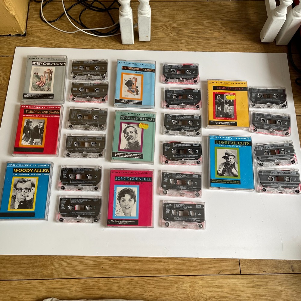 Emi Comedy classics x8 audio cassettes