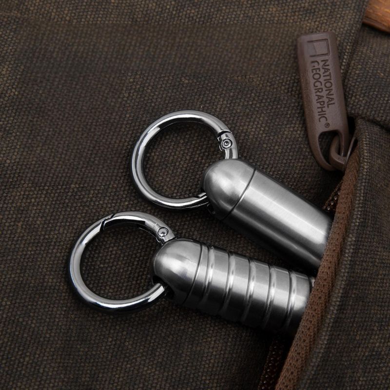 Titanium Pill Case Portable Keychain Waterproof Pill Holder Container Organizer