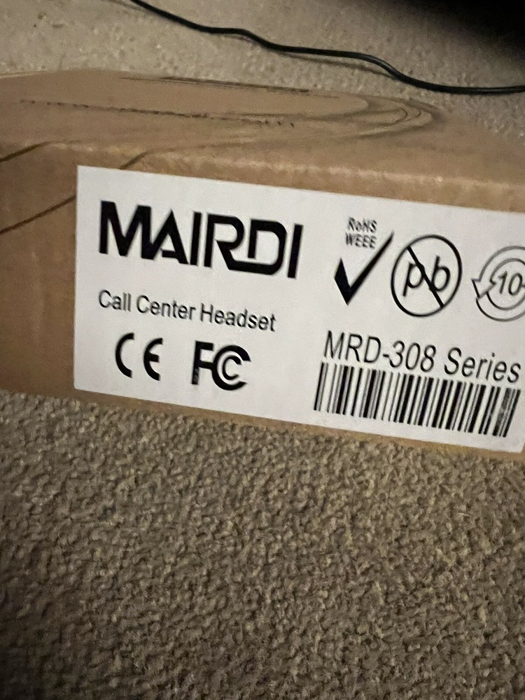 Mairdi Communication USB Headset with Noise Cancelling Microphone & Mic