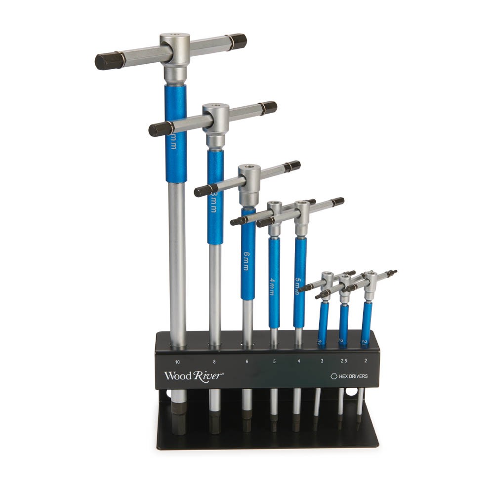 WoodRiver Spinner Wrench Set Metric