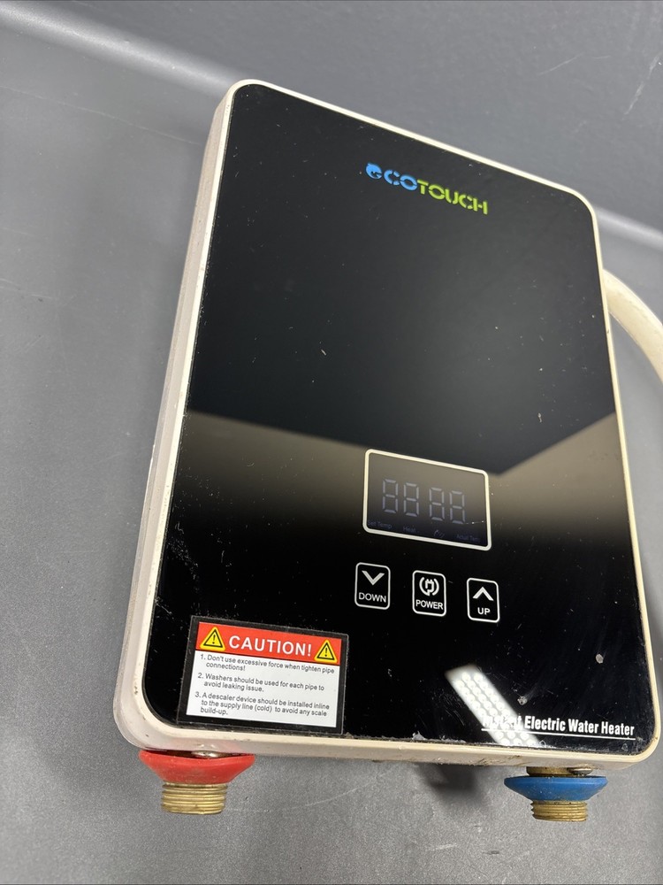 Tankless Water Heater Electric 240V, on Demand Instant Hot Water Heater Digital