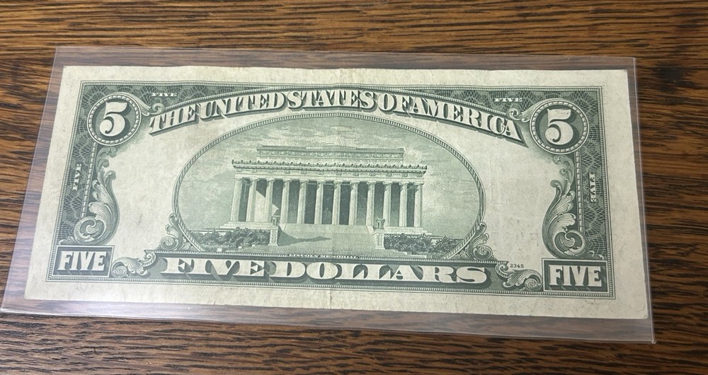 1928 & 1953 Five Dollar Bill
