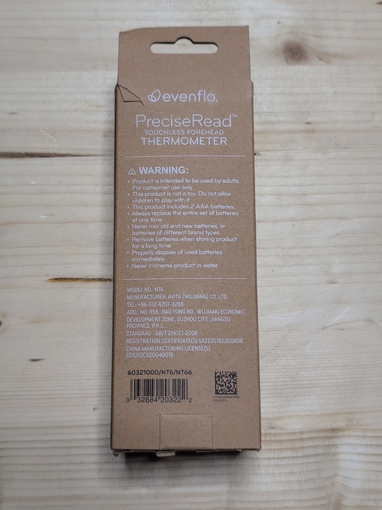 Evenflo Precise Read Touchless Forehead Thermometer