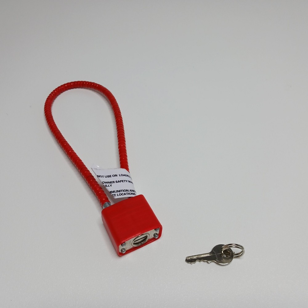 30mm Gun Lock - 7" Cable Lock