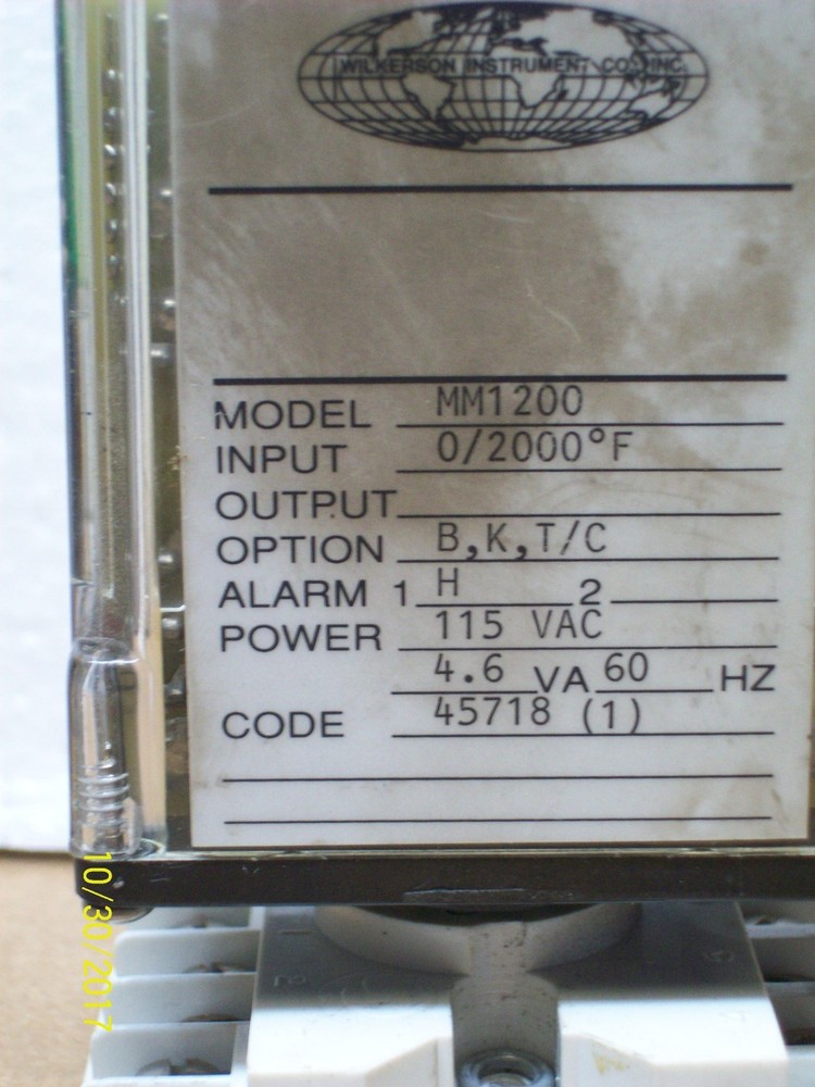 WILKERSON MM1200 MIGHTY MODULE with SOCKET BASE CUS 11