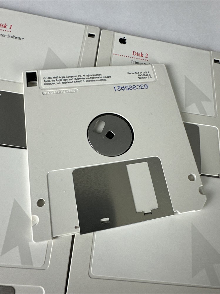 Apple StyleWriter 1200 Printer Macintosh Mac Software & Installation Disks