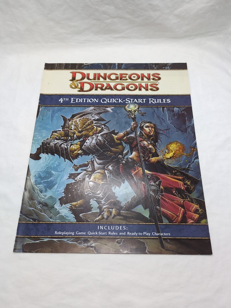 Dungeons And Dragons 4th Edition Quick-Start Rules
