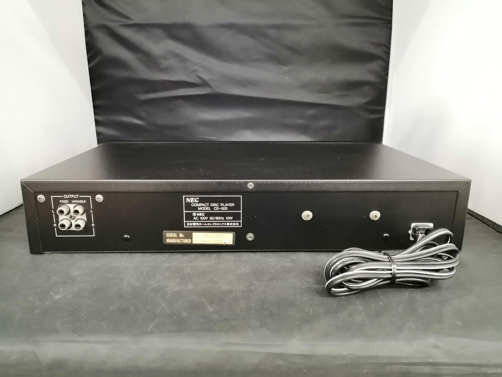 NEC CD-500 | Compact Disc (CD) Player in Good Condition
