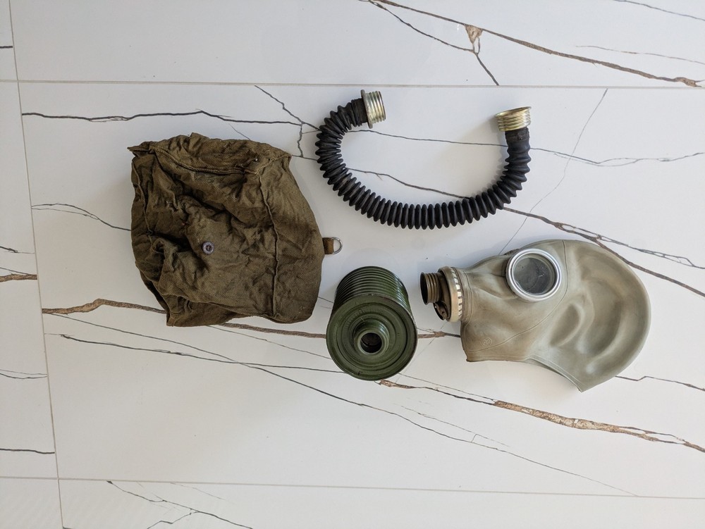 Gas Mask   Ussr with defects.