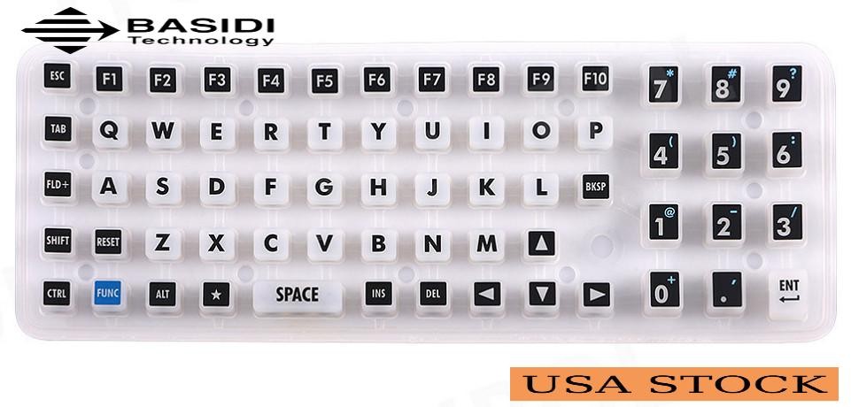 New Half Size Rubber Keypad Replacement for  Symbol VC5090 US
