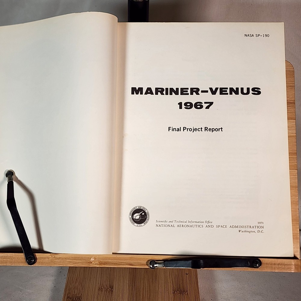 Mariner-Venus 1967 Final Project Report NASA SP-190 1971