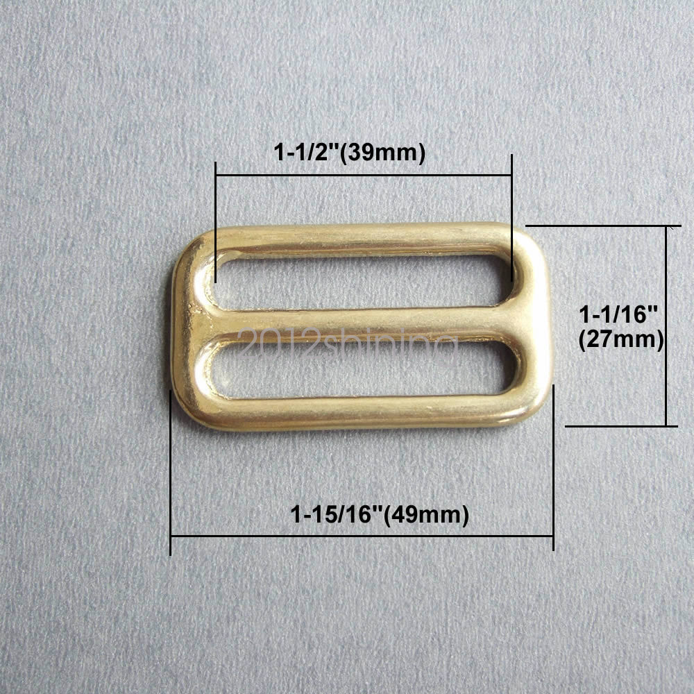 Solid Brass Slider Tri-Glide 1/2", 3/4", 1", 1 1/2", 2"