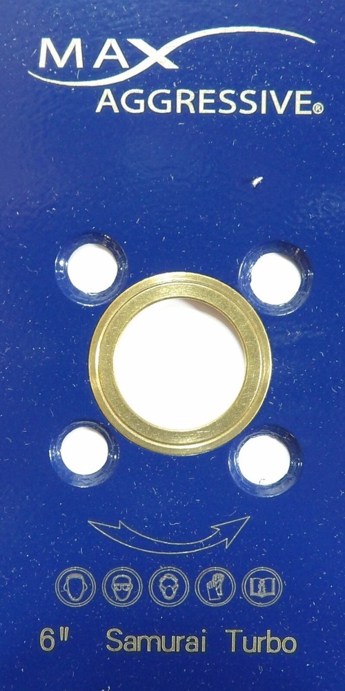 Max Aggressive Samurai Turbo 6" Diamond Blades (10-Pack) 7/8"-5/8" Arbor