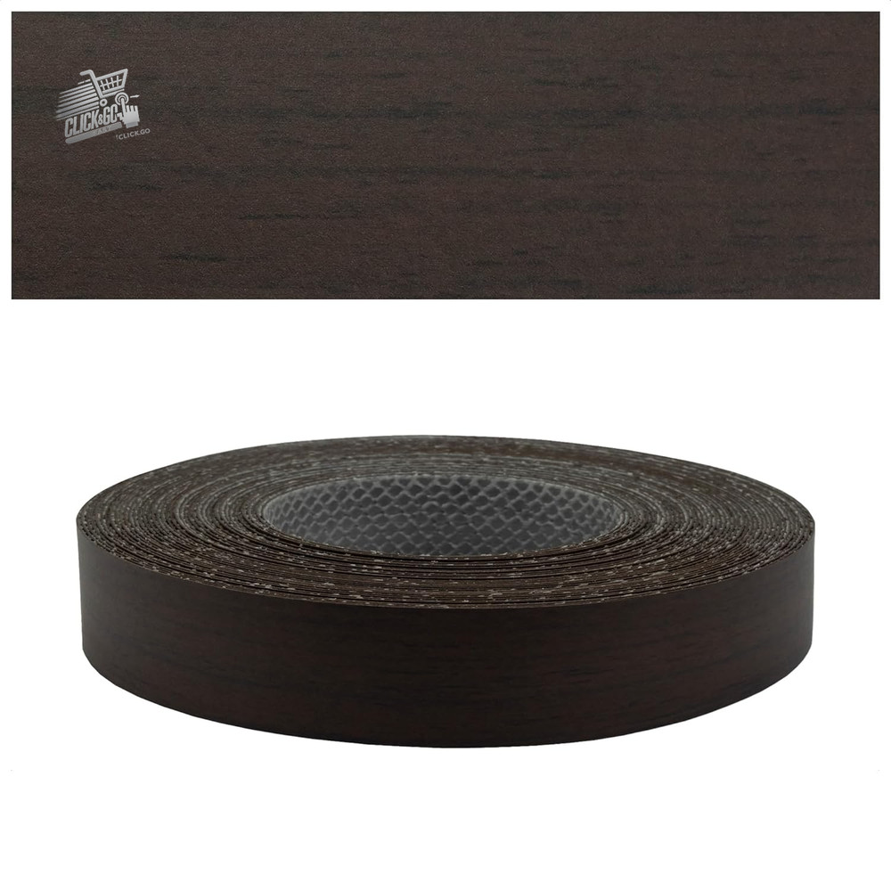 ® - Black Oak Effect Edge | 22mm X 10M | Easy to Apply | Kitchen Edge