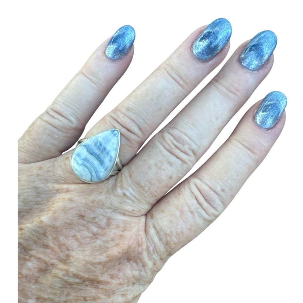 Scheelite Solid 925 Sterling Silver Ring 7