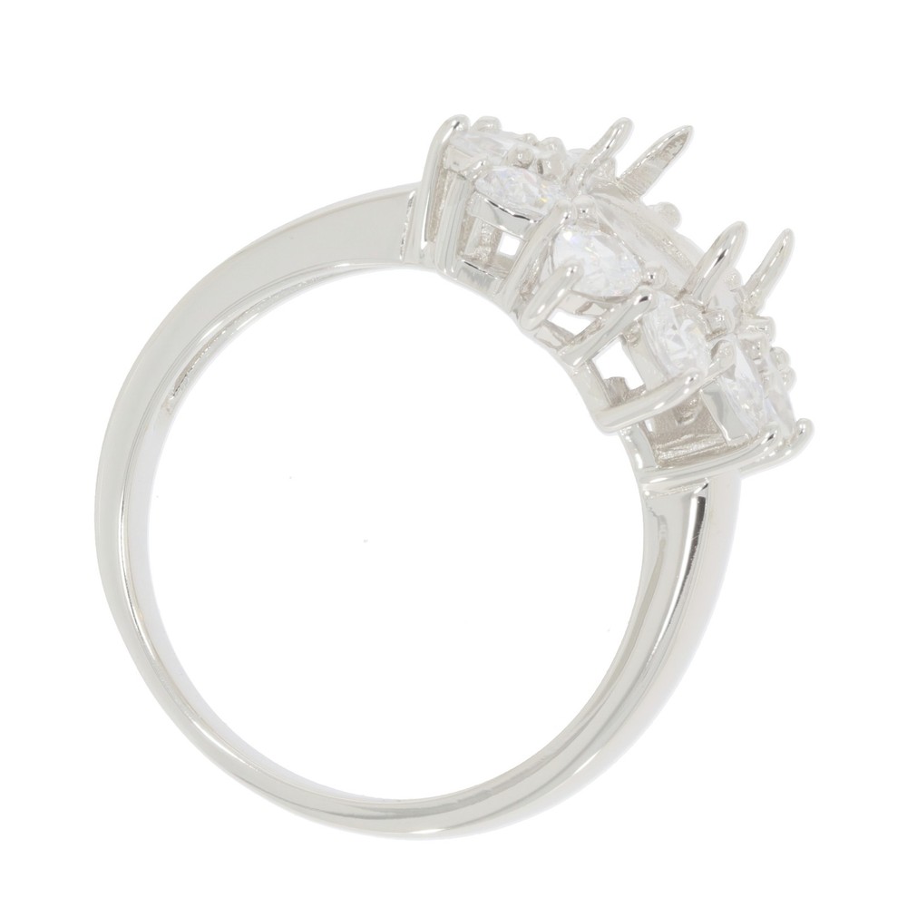 Sterling Silver Semi Mount Ring Setting Oval OV 9x7mm