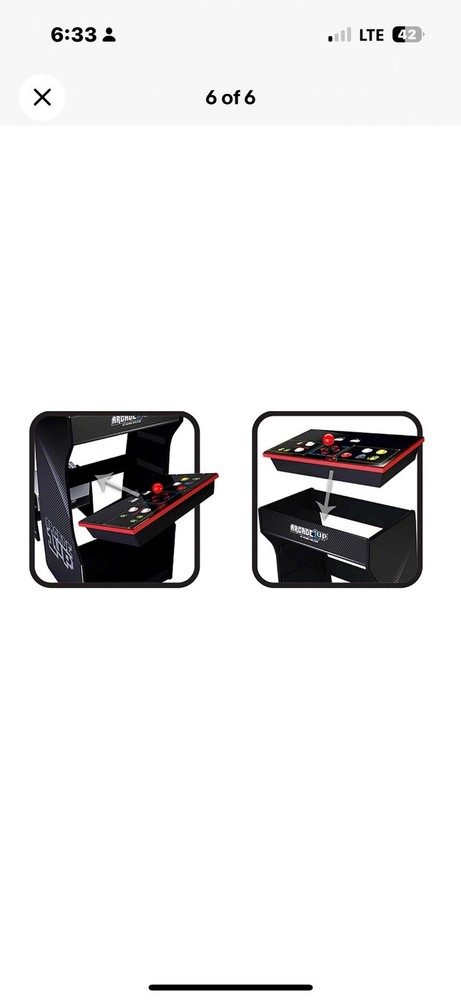 Multi Game Projector Arcade With Pac-Man Deck Included Interchangable Controler