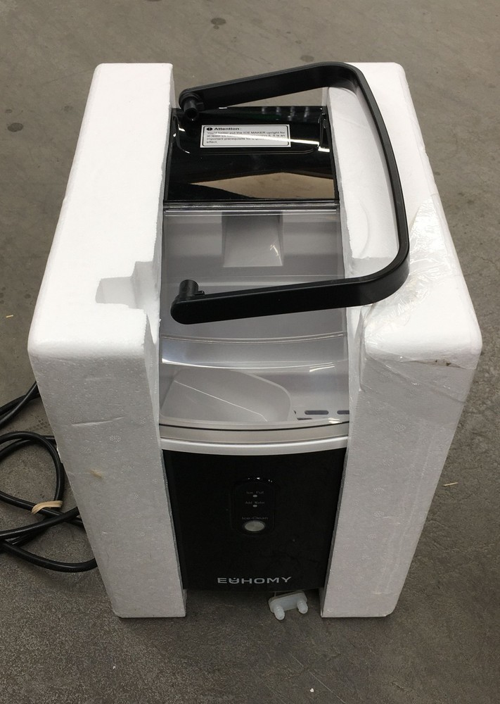 OPEN BOX Euhomy Nugget Ice Maker Black Model IM-12S LNIOB