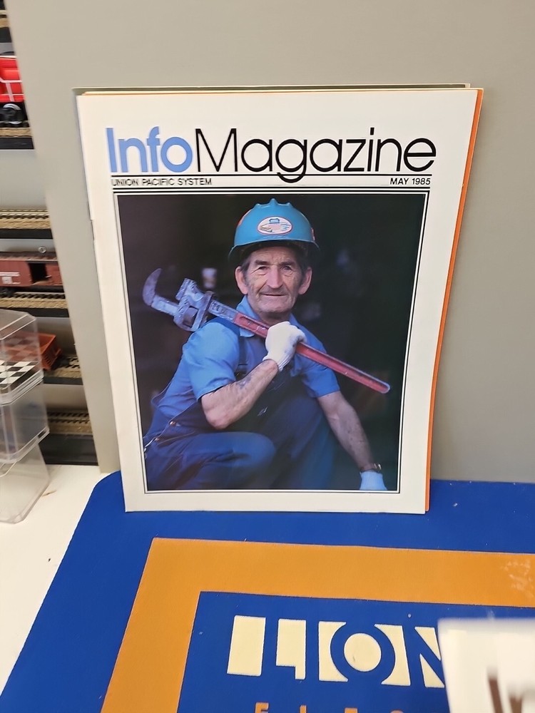 Info Magazine Union Pacific System 1985 Full Year Complete 12 Issues.