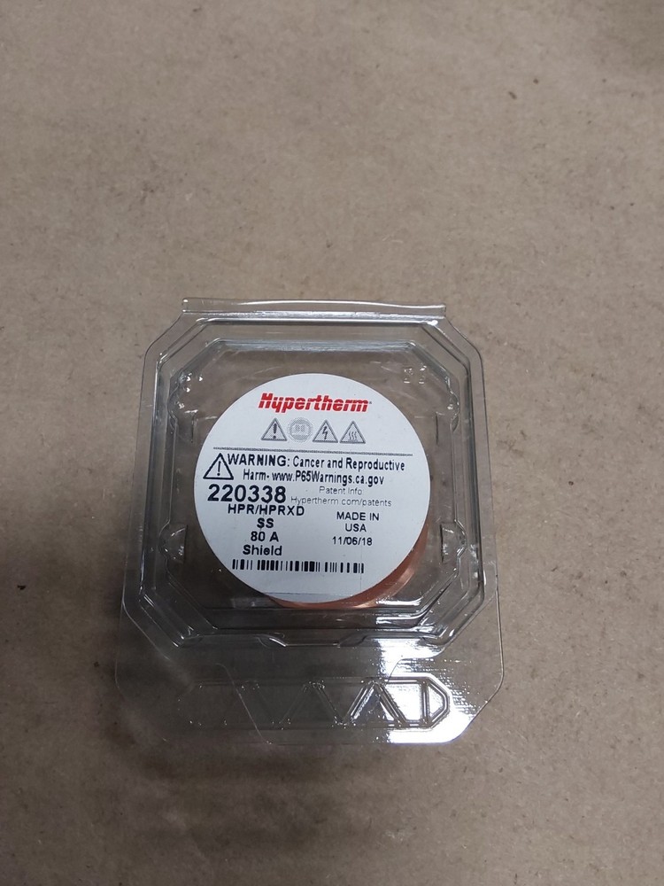 Hypertherm 220338 HPR/HPRXD SS 80 Amp Shield..E6