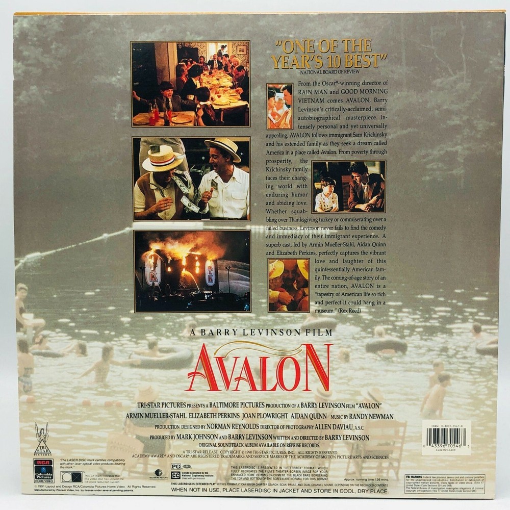 Avalon Widescreen LASERDISC