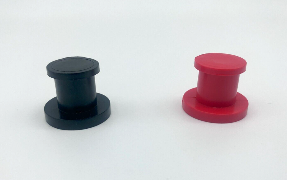 4 Pair Group 31 Stud Post Protective Caps 3/8" Protects Posts