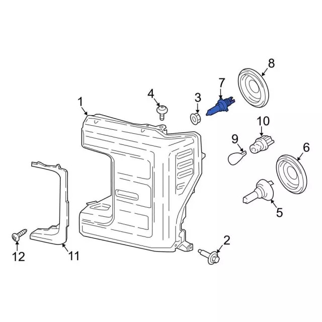 Genuine Ford Socket BB5Z-13411-A
