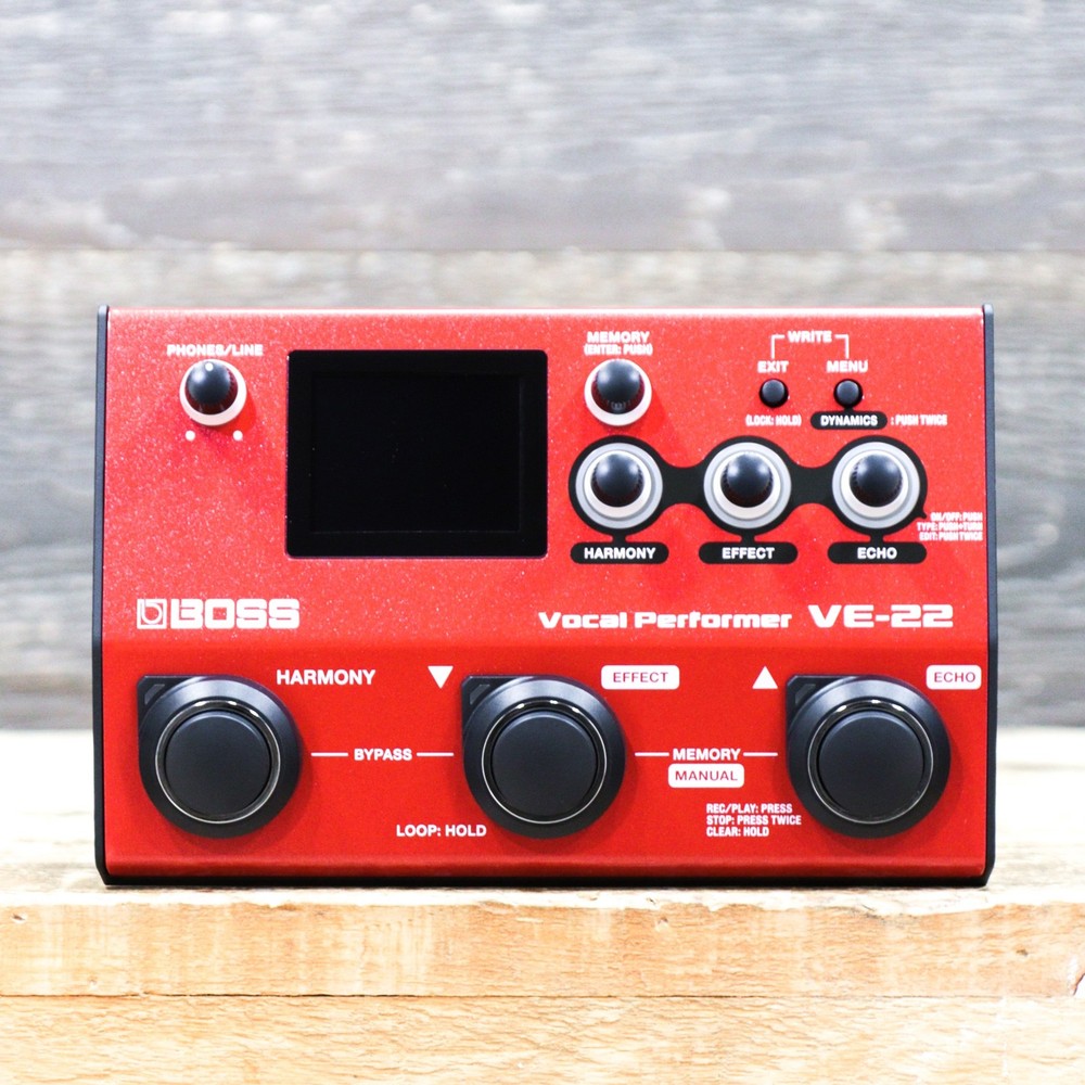Boss VE-22 Vocal Performer Advanced Portable Multi-Effects Processor for Vocal