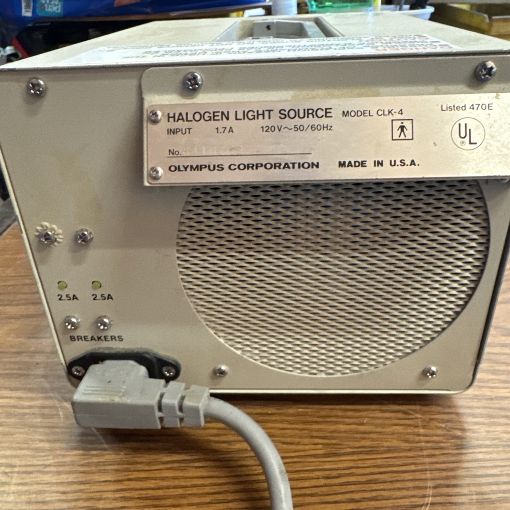 Olympus CLK-4 Halogen Light Source ma26