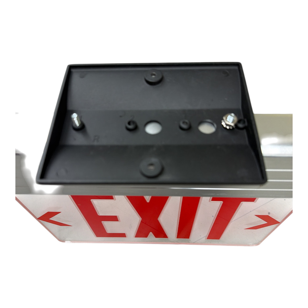LED Edge-Lit Exit Sign Removeable Arrows Ceiling/Wall Mount NWOB Sunco PRO