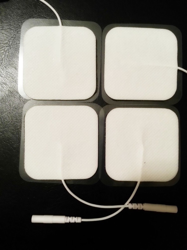 8 PC SQUARE REPLACEMENT MASSAGE PADS FOR RUSSIAN STIM MICROCURRENT IF TENS ESTIM