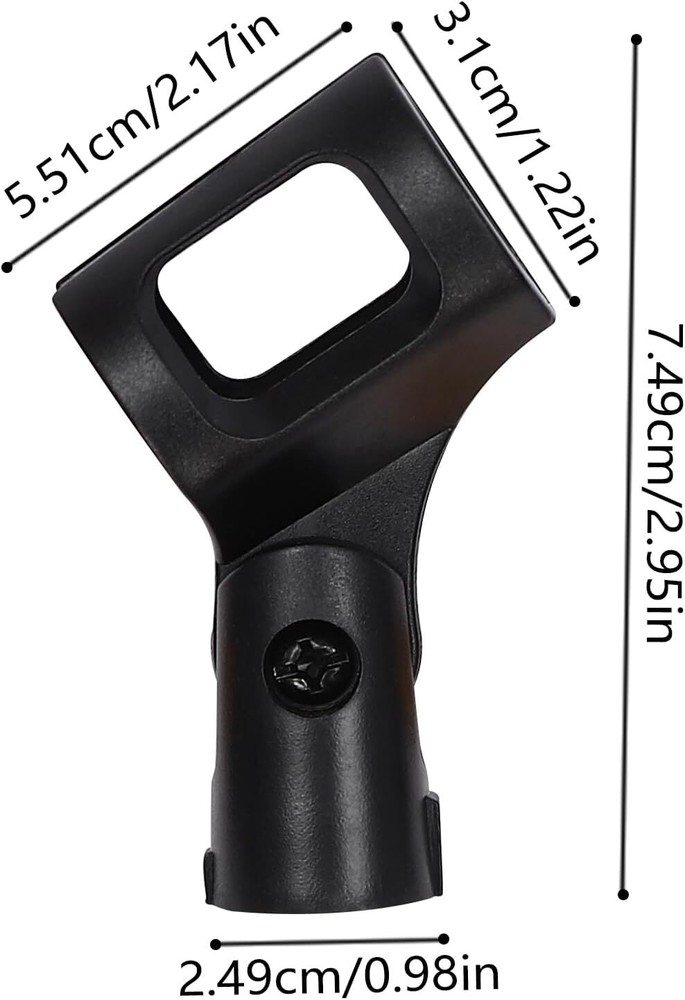 Universal Microphone Holder, Adjustable Microphone Holder Kit for Wired 1.2-1.8’