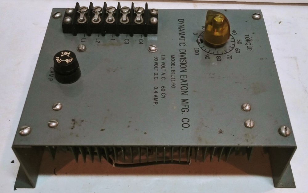 Eaton Dynamatic Adjustable Torque Control Model BiC11 90 Inv# (564)