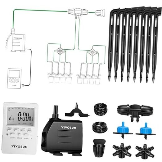 Professional Kits, 15W Output, All in One Automatic Drip Irrigation