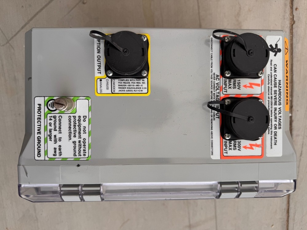Esterline Angus Recording Voltmeter Series D Used