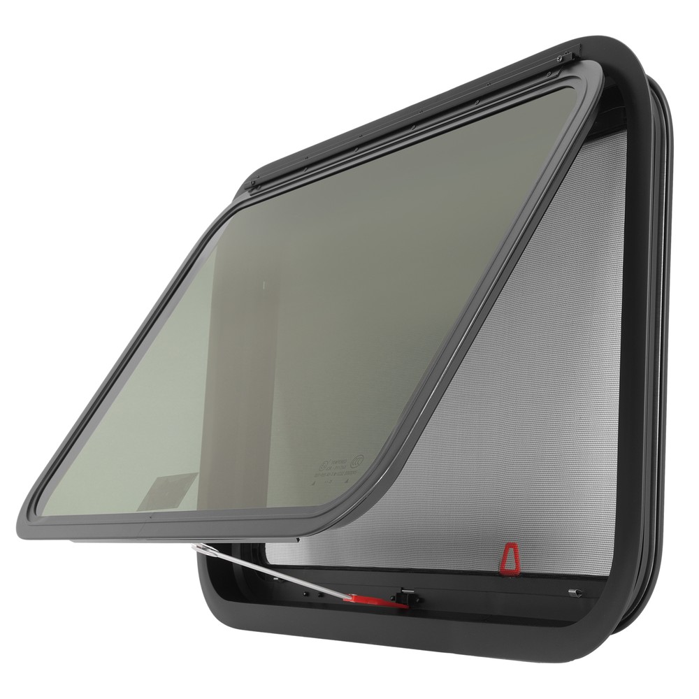 30"x20" For RV Camper Window Emergency Push Out Tinted Glass Exit Window w/Trim