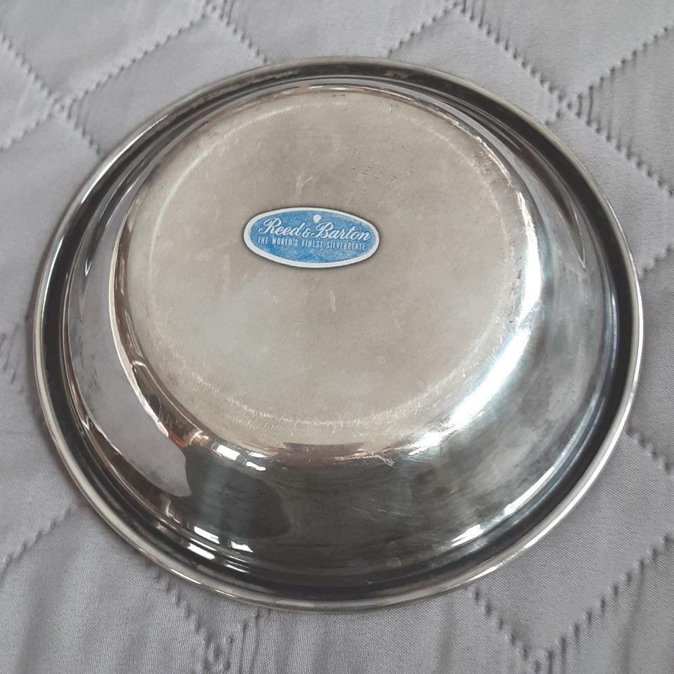Reed & Barton Candy Dish SilverPlate 6" Bowl 1217