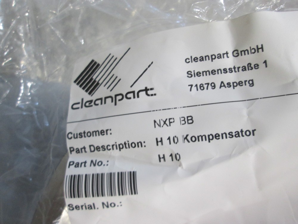 Cleanpart, H10 Kompensator, New