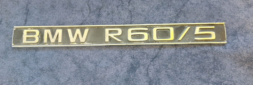 BMW 60/5 plate nameplate