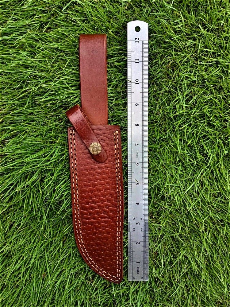 Leather Hand Crafted BELT Loop Knife SHEATH Holster FIXED BLADE KNIFE Sheath