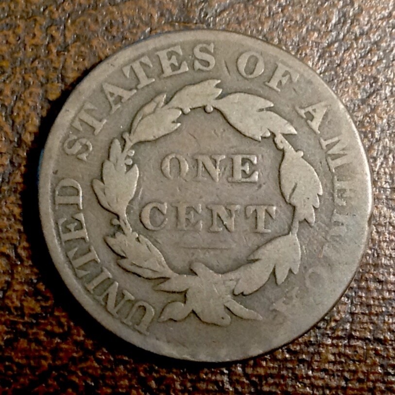 1827 Coronet Head US Large Cent cd