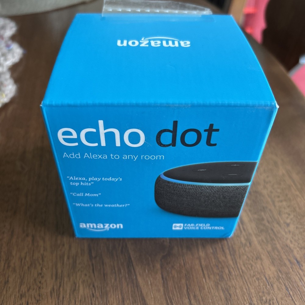 Amazon Echo Dot 3rd Generation Smart Speaker w/ Alexa Charcoal PreOwned