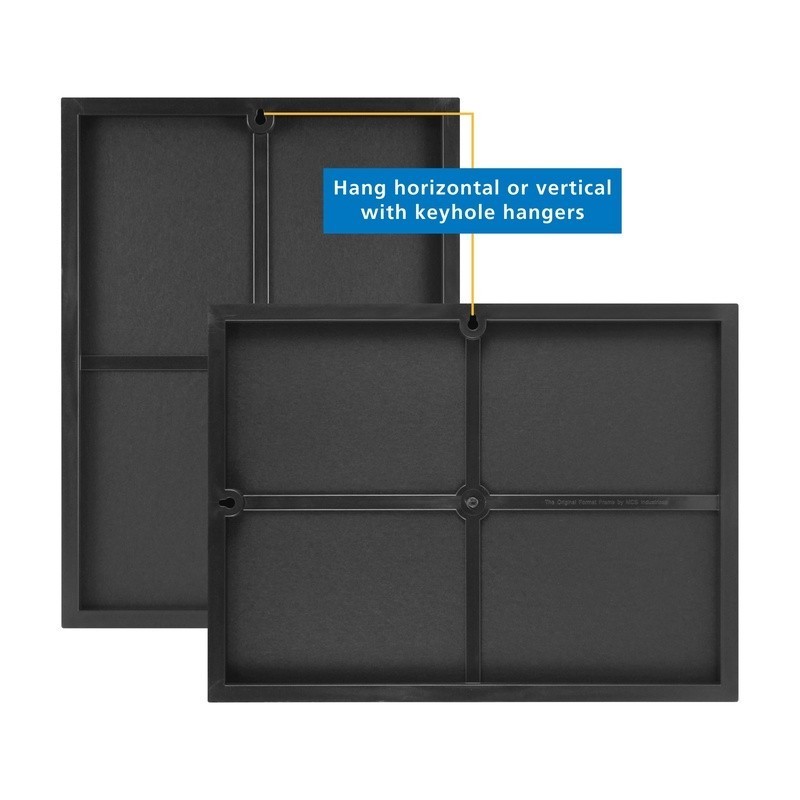 Set of 3 Front Loading Picture Frames Vertical Horizontal Display 12x16 Inch New
