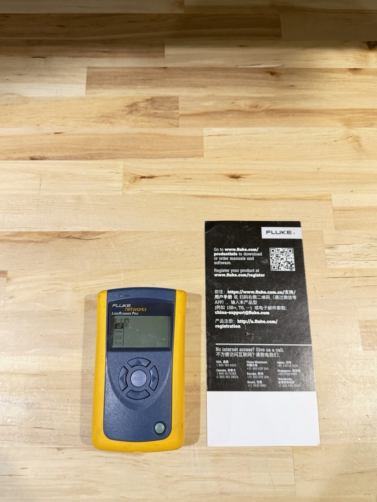 FLUKE NETWORKS LINKRUNNER PRO TESTER (TESTED) SHIPS FAST
