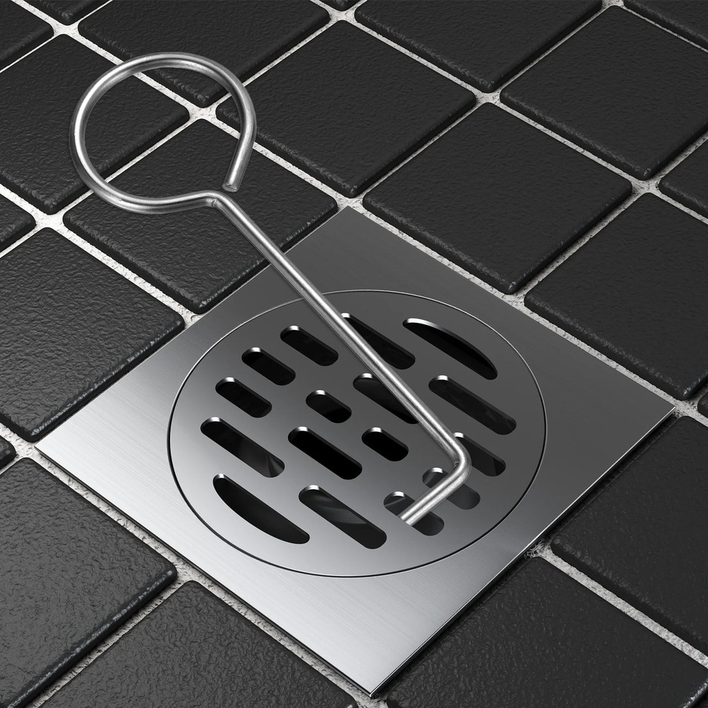 Drain Lifting Hook, Stainless Steel Drain Grate Puller Shower Drain