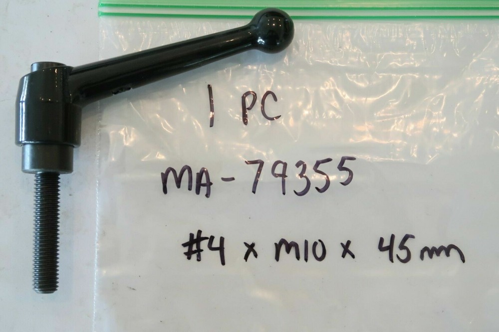 MONROE ENGINEERING MA-79355, #4 x M10 x 45mm Zinc Adjustable Handle
