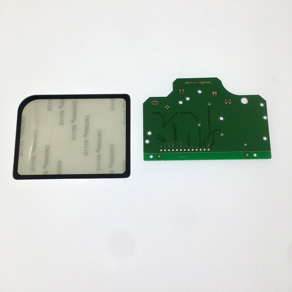 For GameBoy Zero DMG-01 Glass Lens Protector+Button PCB Controller Card