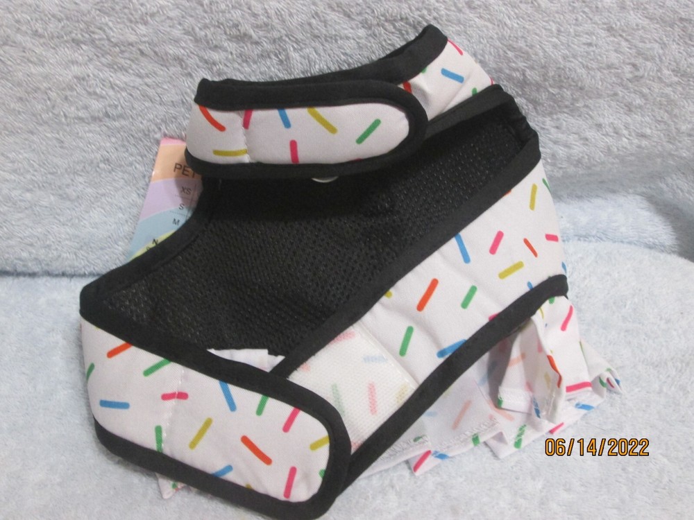 Dog Harness Small Girth 14" - 16' Colored Sprinkles